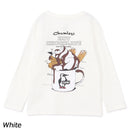 チャムス キッズホットチョコレートポケットブラッシュドロングスリーブTシャツ CH21-1413 Tシャツ 長袖 ポケット付 キッズ ジュニア 親子お揃い