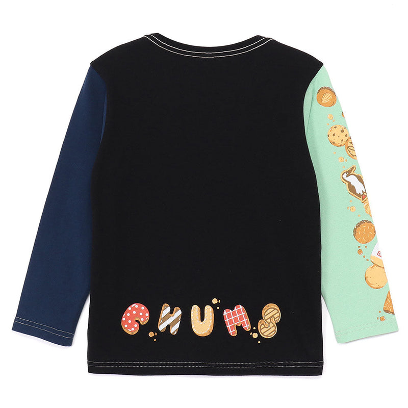 チャムス キッズブービークッキーズブラッシュドロングスリーブTシャツ CH21-1414 Tシャツ 長袖 キッズ ジュニア 親子お揃い