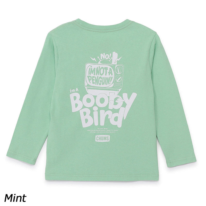 チャムス キッズアイムノットアペンギンブラッシュドロングスリーブTシャツ CH21-1416 Tシャツ 長袖 キッズ ジュニア