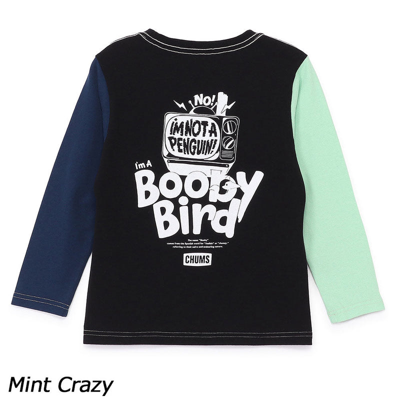 チャムス キッズアイムノットアペンギンブラッシュドロングスリーブTシャツ CH21-1416 Tシャツ 長袖 キッズ ジュニア