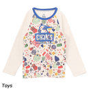 チャムス キッズパターンドロングスリーブTシャツ CH21-1418 Tシャツ 長袖 キッズ ジュニア