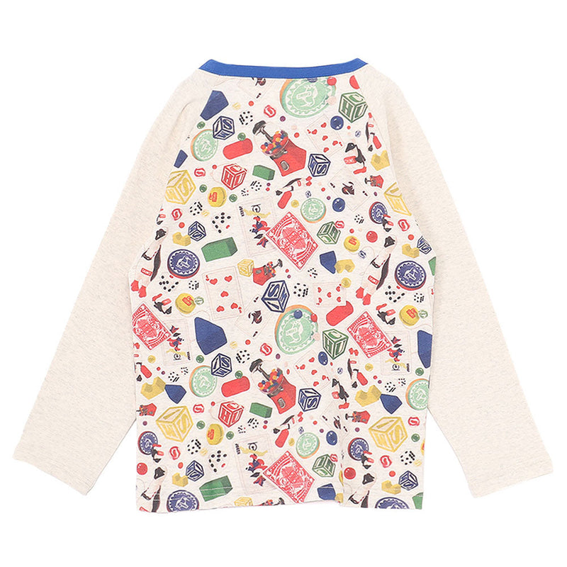 チャムス キッズパターンドロングスリーブTシャツ CH21-1418 Tシャツ 長袖 キッズ ジュニア