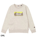 ナンガ エコハイブリッド ボックスロゴ キッズ スウェットシャツ トレーナー スウェット キッズ ジュニア 親子お揃い