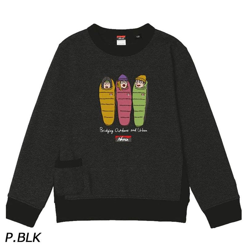 ナンガ エコハイブリッド キッズ スウェット/3SLB トレーナー スウェット キッズ ジュニア 親子お揃い