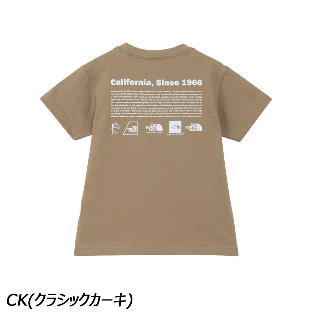 ノースフェイス トドラーショートスリーブヒストリカルロゴティー