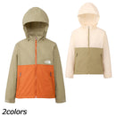 ノースフェイス コンパクトジャケット NPJ22510 撥水シェル 軽量 防風 フード取り外し可能 キッズ ジュニア