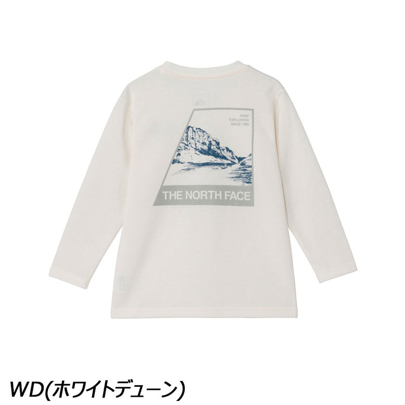 ノースフェイス トドラーロングスリーブTNFバグフリーグラフィックティー NTT32553 Tシャツ 長袖  虫よけ 吸汗 速乾 キッズ