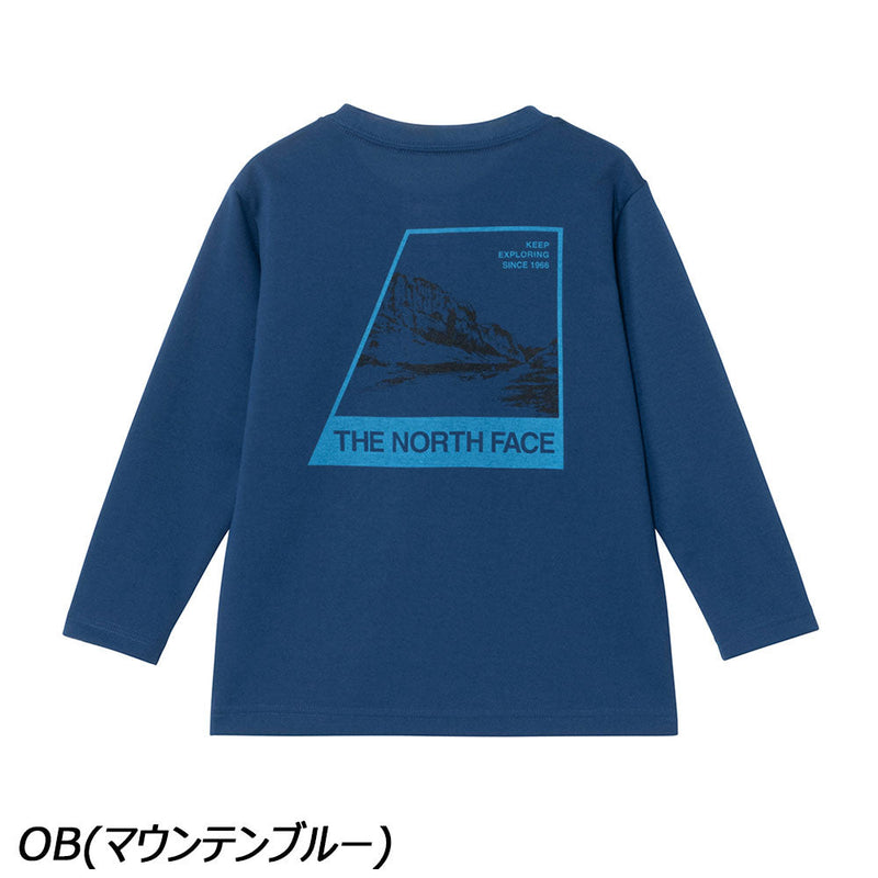ノースフェイス トドラーロングスリーブTNFバグフリーグラフィックティー NTT32553 Tシャツ 長袖  虫よけ 吸汗 速乾 キッズ