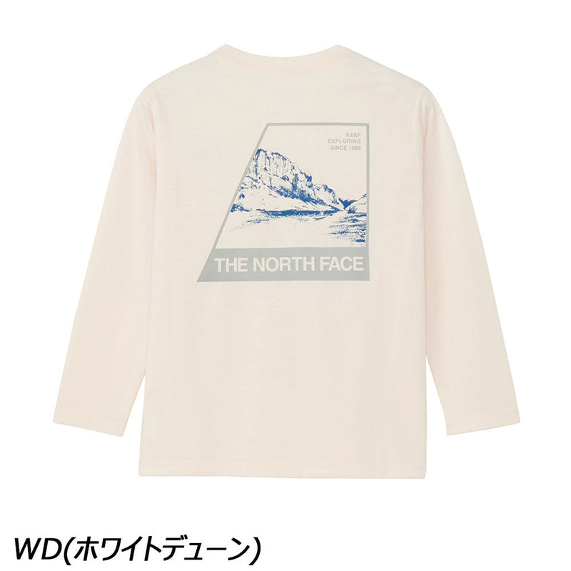 ノースフェイス ロングスリーブTNFバグフリーグラフィックティー NTJ32553 Tシャツ 長袖  虫よけ 吸汗 速乾 キッズ ジュニア