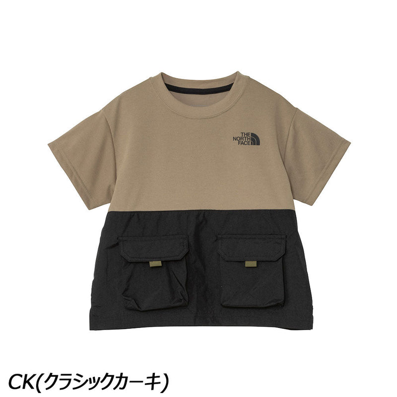 ノースフェイス トドラーアドベンチャーティー NTT32533 Tシャツ 半袖 撥水 キッズ