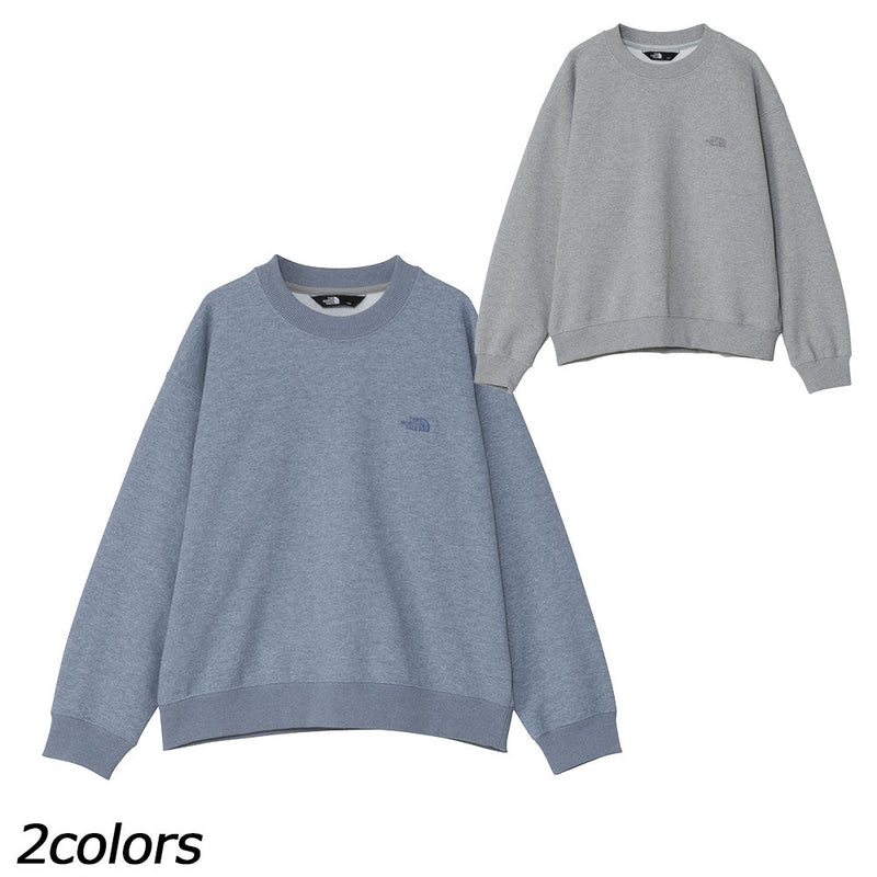 ノースフェイス グリズスウェットロゴクルー NTJ62543 トレーナー スウェット 防汚 キッズ ジュニア