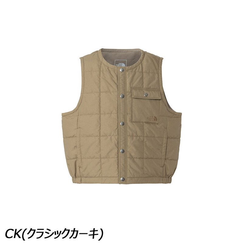 ノースフェイス トドラーメドウウォームベスト NYT82531 ベスト 撥水 中綿 トドラー キッズ