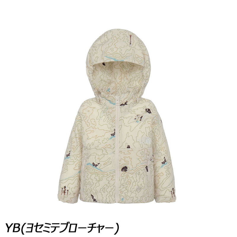 ノースフェイス ベビーノベルティコンパクトジャケット NPB22511 ジャケット 撥水 フード取り外し可能 ベビー トドラー キッズ