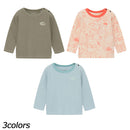 ノースフェイス ベビーラッチパイルクルー NTB62201 Tシャツ 長袖 ベビー トドラー キッズ 左肩ボタンで開閉