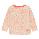 ノースフェイス ベビーラッチパイルクルー NTB62201 Tシャツ 長袖 ベビー トドラー キッズ 左肩ボタンで開閉