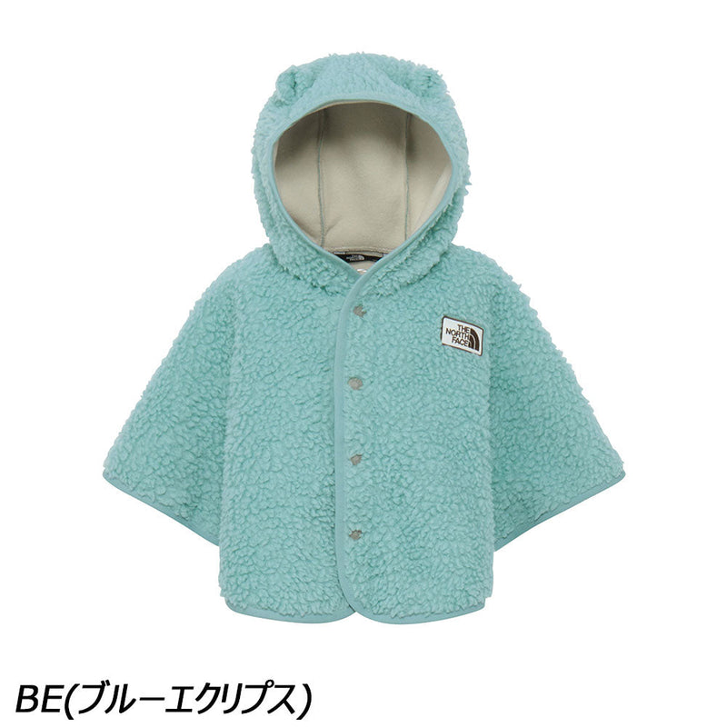 ノースフェイス カドルフリースポンチョ NAB72402 フリース マイクロフリース ポンチョ フード付 キッズ ベビー