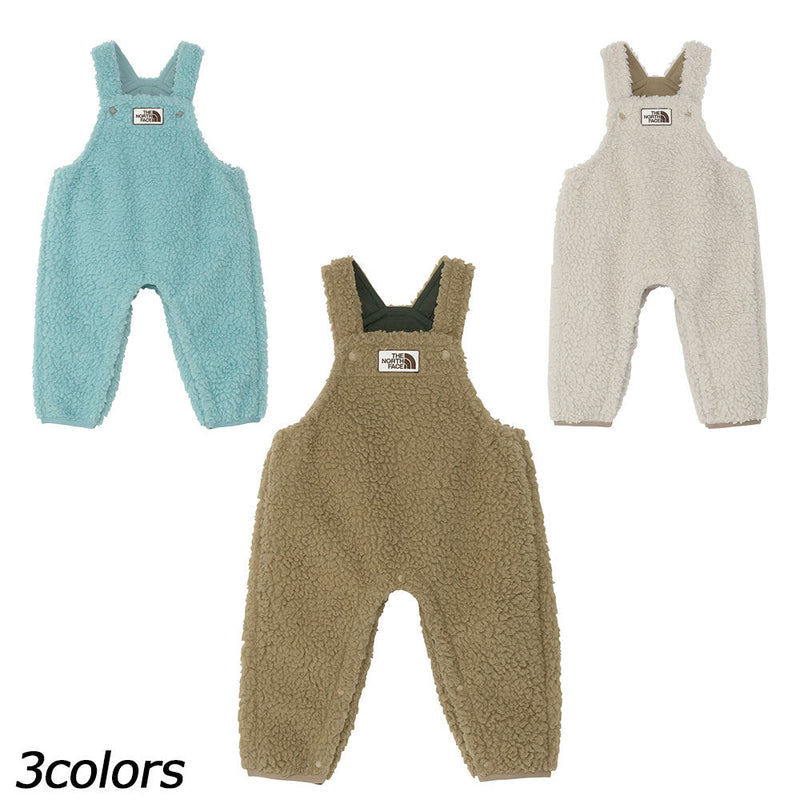 ノースフェイス カドルフリースオーバーオール NAB72403 フリース マイクロフリース オーバーオール 長ズボン キッズ ベビー