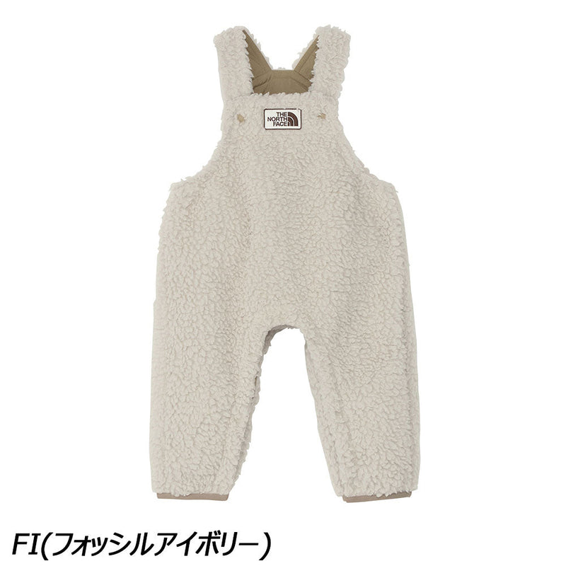 ノースフェイス カドルフリースオーバーオール NAB72403 フリース マイクロフリース オーバーオール 長ズボン キッズ ベビー