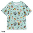 チャムス キッズパターンドTシャツ CH21-1376 Tシャツ 半袖 キッズ ジュニア