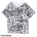 チャムス キッズパターンドTシャツ CH21-1376 Tシャツ 半袖 キッズ ジュニア