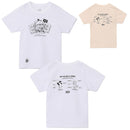 チャムス キッズコットンドライチャムスダイナソーTシャツ CH21-1448 Tシャツ 半袖 ドライ キッズ ジュニア 親子お揃い