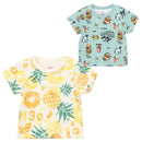 チャムス ベビーパターンドTシャツ CH21-1377 Tシャツ 半袖 ベビー キッズ