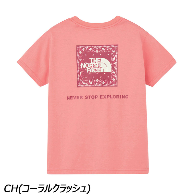 【人気】ノースフェイス バンダナ ノベルティドットショット ノースフェイス ショートスリーブバンダナスクェアロゴティー