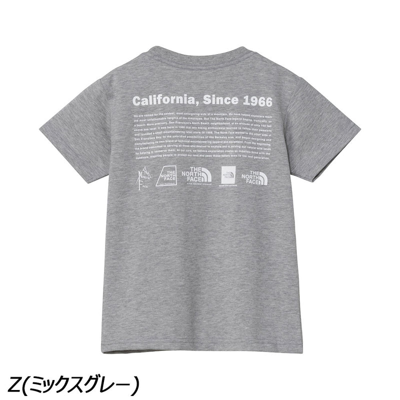 ノースフェイス トドラーショートスリーブヒストリカルロゴティー