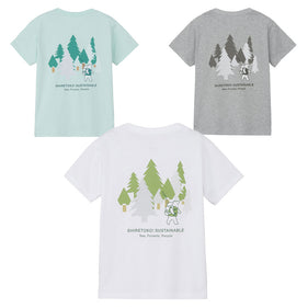 ノースフェイス ショートスリーブシレトコトコティー NTJ32642ST Tシャツ 半袖 速乾 UVケア キッズ ジュニア 定番 人気