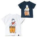 ゴースローキャラバン KIDS USA/C コンガクマ TEE 702681040019 Tシャツ 半袖 親子コーデ リンクコーデ キッズ ジュニア 361922