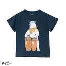 ゴースローキャラバン KIDS USA/C コンガクマ TEE 702681040019 Tシャツ 半袖 親子コーデ リンクコーデ キッズ ジュニア 361922