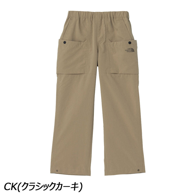 ノースフェイス TNFビーフリーパンツ NBJ32552 ロングパンツ 長ズボン 長さ調節可能 虫よけ 通気性 UVガード キッズ ジュニア