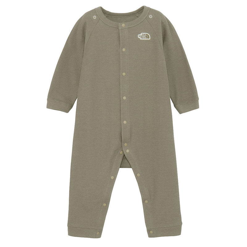 ノースフェイス ベビーロングスリーブロンパース＆2Pビブ NTB82402 ロンパース 長袖 ビブ セット ベビー トドラー キッズ ギフト 贈り物