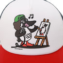 チャムス かせきさいだぁ キッズメッシュキャップ CH25-1076 キャップ メッシュキャップ トラッカー 帽子 かせきさいだぁ コラボ キッズ ジュニア ユース