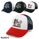 チャムス かせきさいだぁ キッズメッシュキャップ CH25-1076 キャップ メッシュキャップ トラッカー 帽子 かせきさいだぁ コラボ キッズ ジュニア ユース