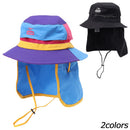 チャムス キッズサンシェードハット CH25-1075 ハット 帽子 撥水 吸汗 速乾 あご紐・日よけ取り外し可能 UVカット キッズ ジュニア 親子お揃い