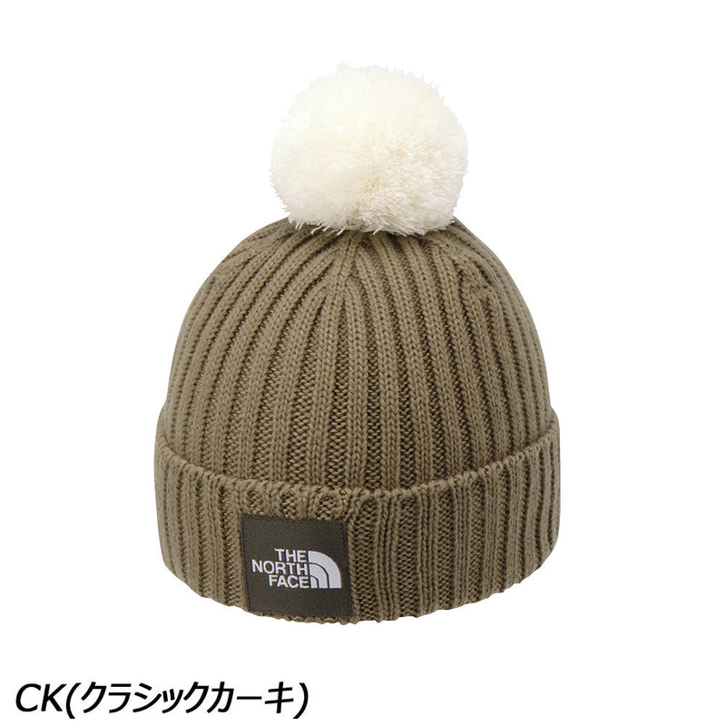 ノースフェイス ポンポンカプッチョ NNJ42307 ニットキャップ ビーニー 帽子 キッズ