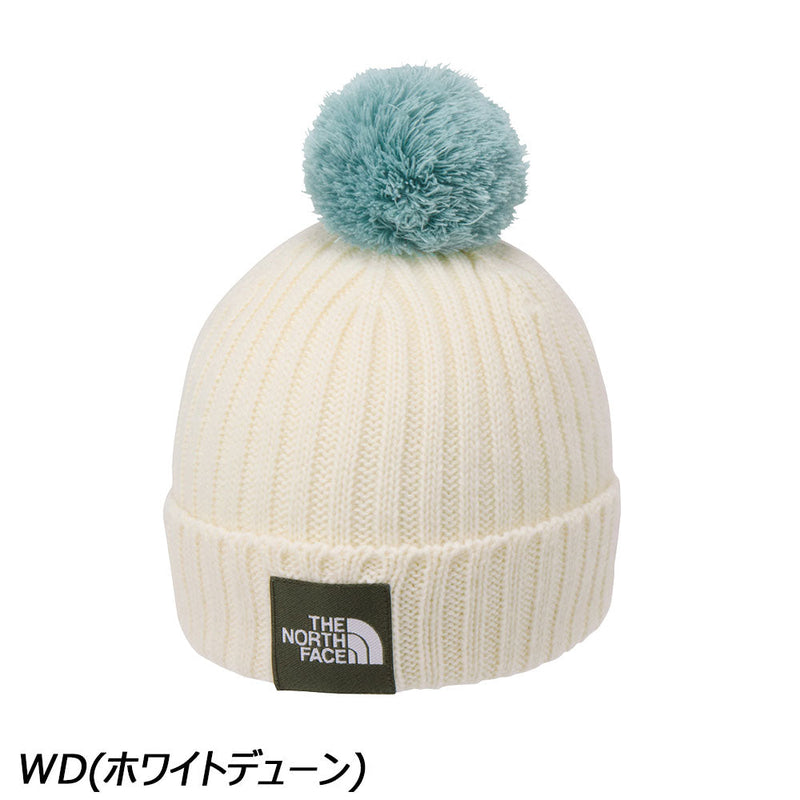 ノースフェイス ポンポンカプッチョ NNJ42307 ニットキャップ ビーニー 帽子 キッズ