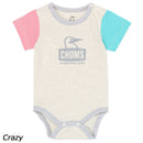 チャムス ベビーブービーフェイスロンパース CH27-1035 ロンパース 半袖 ベビー インファント キッズ ギフト 贈り物 プレゼント