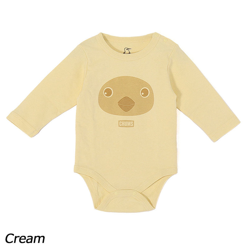 チャムス ベビーブービーフロントフェイスロングスリーブロンパース CH27-1041 ロンパース 長袖 ベビー キッズ