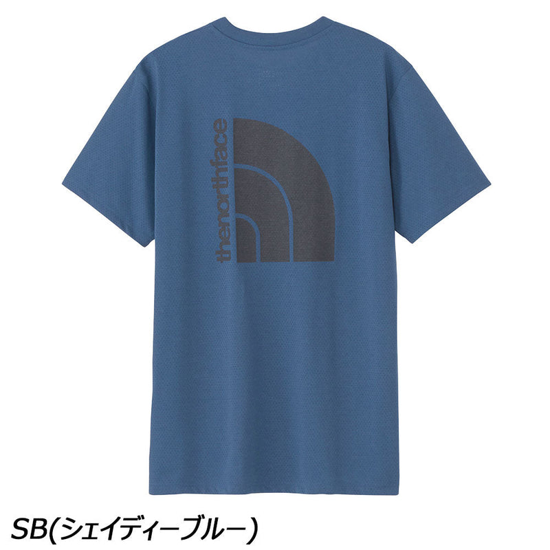 ノースフェイス ショートスリーブランメッシュハーフドームティー NT32471 Tシャツ 半袖 メッシュ 吸汗 速乾 抗菌 防臭 メンズ ランニング