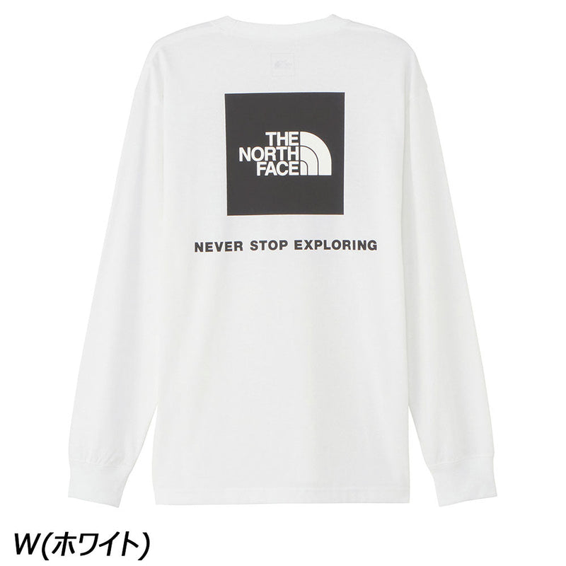 ノースフェイス ロングスリーブバックスクエアロゴティー NT32442  Tシャツ 長袖 メンズ 人気