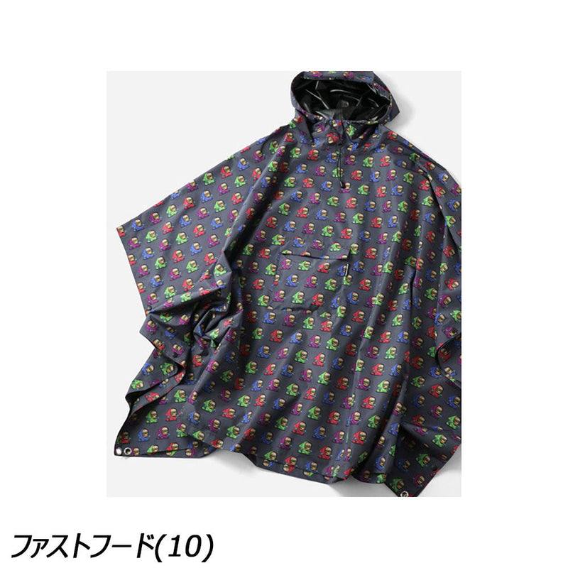ジムマスター ハッピーペイント プルオーバーレインポンチョ G321787 レインウェア ポンチョ 雨具