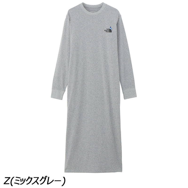 ノースフェイス ロングスリーブズーピッカーワンピース NTW32440 Tシャツ ワンピース 長袖 UVケア レディース