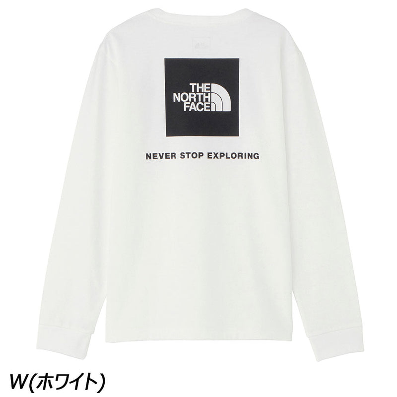 ノースフェイス ロングスリーブバックスクエアロゴティー NTW32442 Tシャツ 長袖 レディース 人気