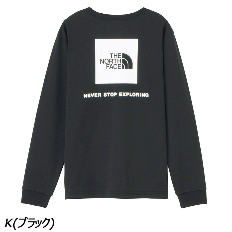 ノースフェイス ロングスリーブバックスクエアロゴティー NTW32442 Tシャツ 長袖 レディース 人気