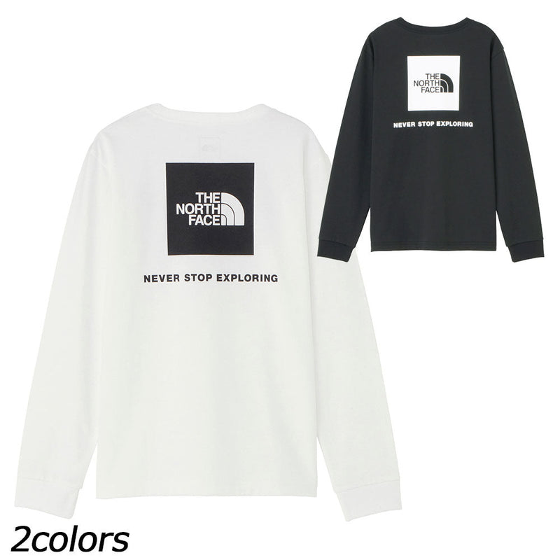 ノースフェイス ロングスリーブバックスクエアロゴティー NTW32442 Tシャツ 長袖 レディース 人気