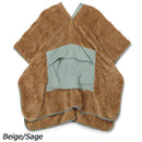 チャムス ブービーエルモパッカブルブランケットポンチョ CH09-1363 ポンチョ ブランケット 着る毛布 フリース