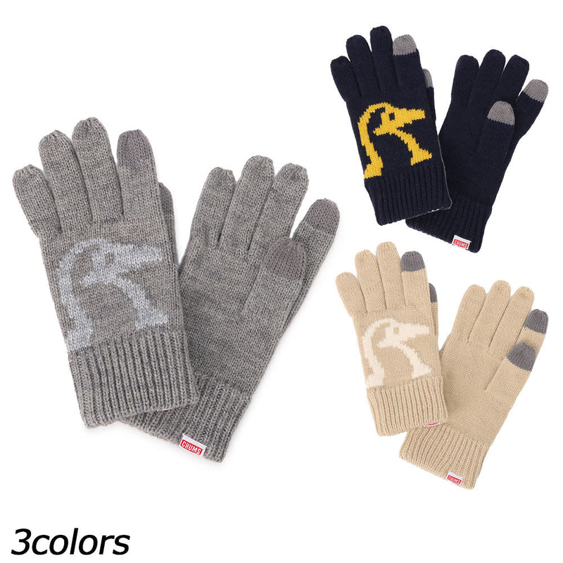 チャムス ビッグブービーニットグローブ CH09-1365 手袋 グローブ タッチパネル操作可能