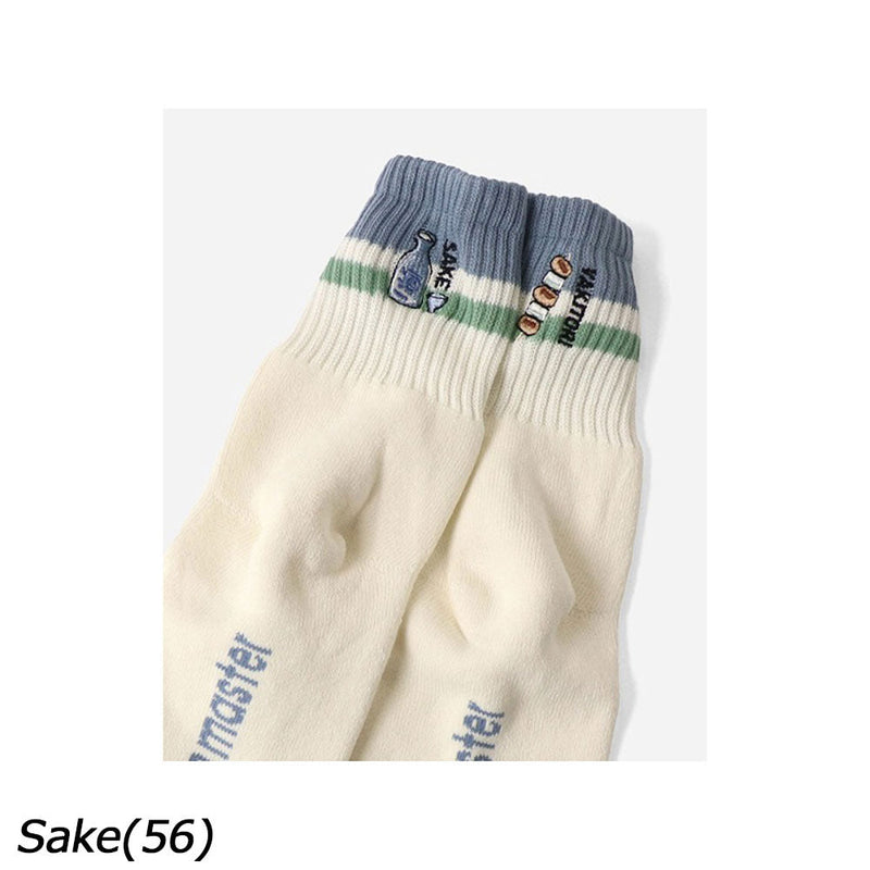 ジムマスター ハッピー刺繡 コンビソックス G366730 ソックス 靴下 足首丈 防蚊 抗菌 消臭